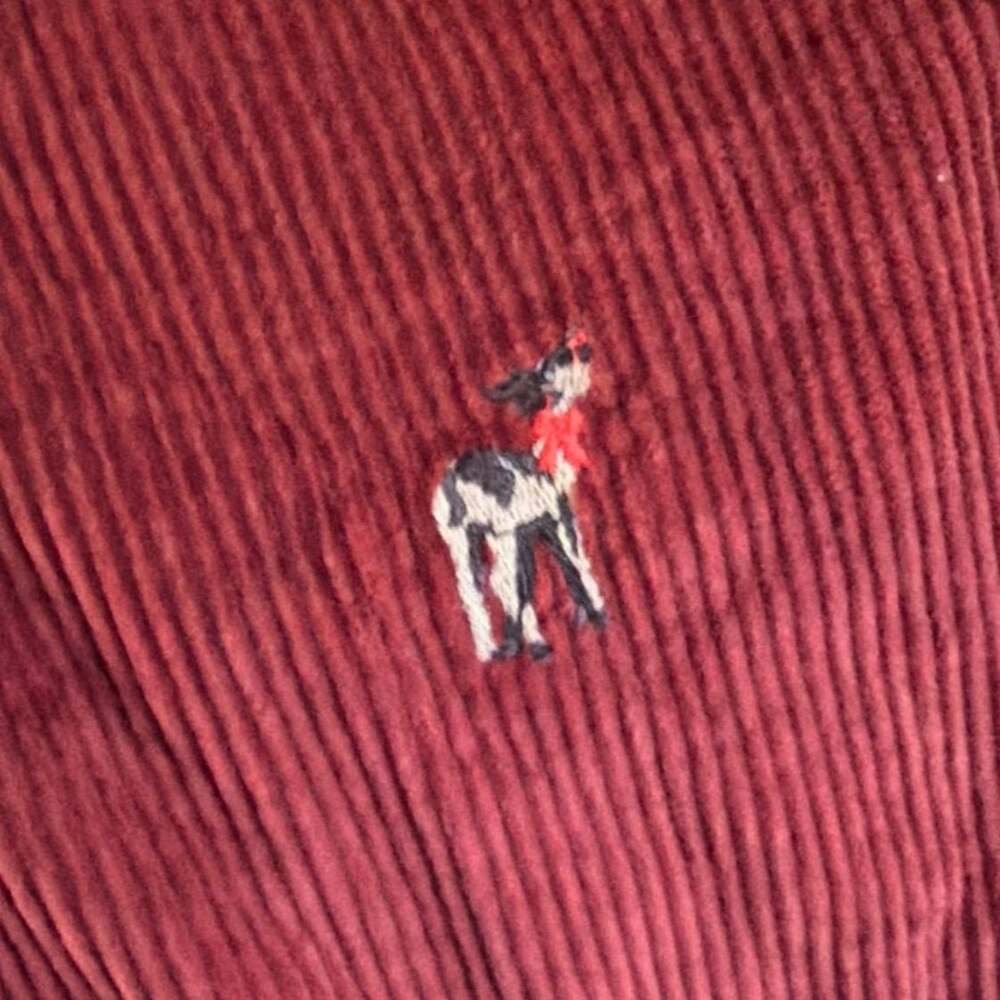 We The Free Clifton Cord Embroidered Wide-Leg Jeans Deer Darlin' Size 29 - Picture 2 of 8